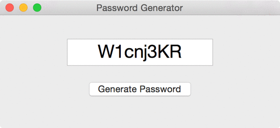 Completed RandomPassword application