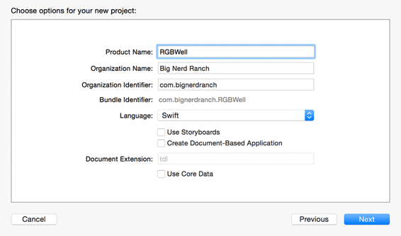 Configuring RGBWell project