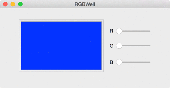 RGBWell with complete set of view objects