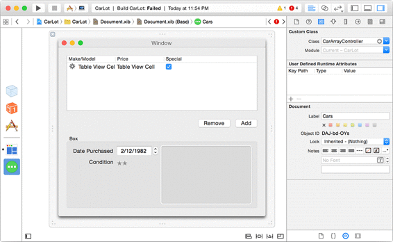 Changing the class of array controller