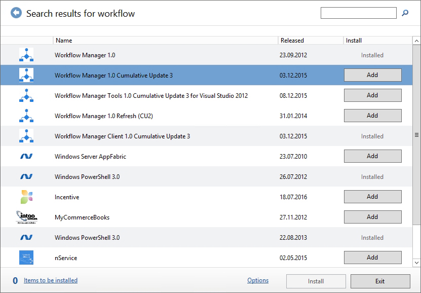 Update Workflow Manager