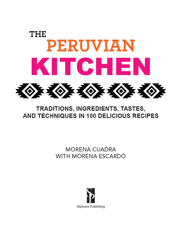 Title Page of Peruvian Kitchen