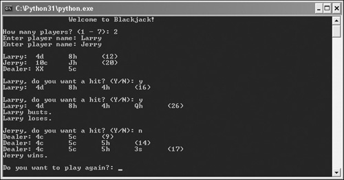 One player wins; the other is not so lucky.