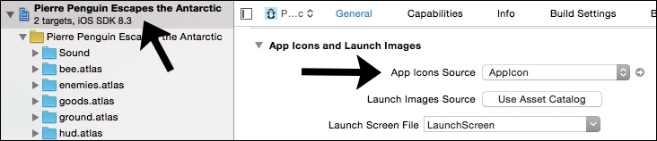 Adding app icons