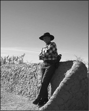 Dan by the ruins at the Presidio.