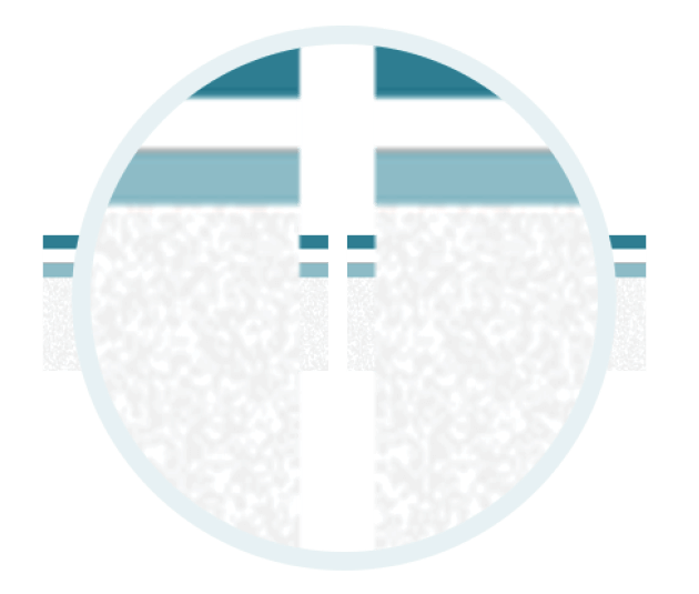 Repeating whole slices and adding space between tiles so that an area is evenly filled.