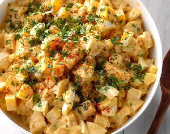 ผลการค้นหารูปภาพสำหรับ Spicy Cajun Potato Salad