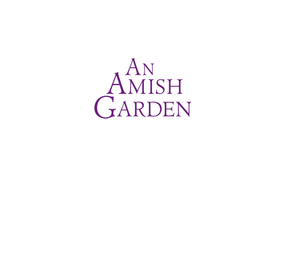 Half Title of An Amish Garden