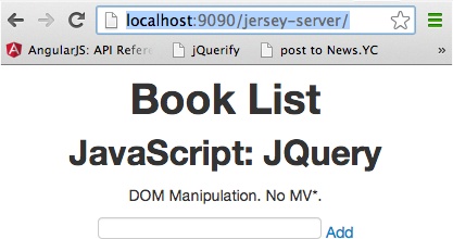 Web app running in Maven Jetty plug-in