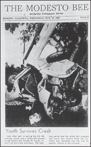 The day that changed everything and eventually birthed Star Wars: June 12, 1962. The crash quelled George Lucas’s driving desires, committed him to education, and led to a love of anthropology, sociology, and the visual arts.