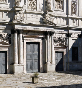 Santa Maria presso San Celso, façade by Galeazzo Alessi, 1565 and later.