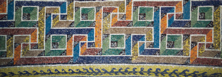 Mausoleum of Galla Placida, mosaic decoration of soffit.