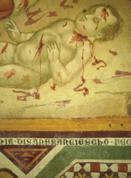 San Francesco: Cenni di Francesco, Massacre of the Innocents, fresco (detail).