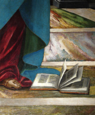 Pinacoteca Civica: Luca Signorelli, Annunciation (detail), 1491.