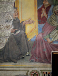 Sant’Agostino: Ottaviano Nelli, Life of Saint Augustine, fresco (detail).