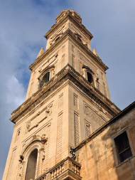 Cathedral: Giuseppe Zimbalo, Campanile, 1661–82.