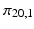 
$\pi _{20,1}$
