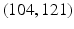 
$(104, 121)$
