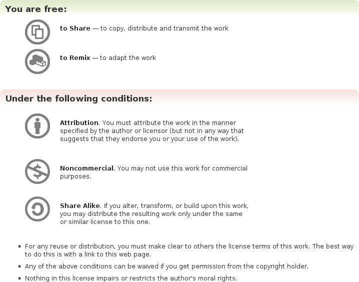 Simplification of licensing from the Creative Commons