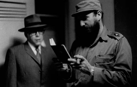 Last photograph of Che Guevara and Fidel Castro together, Havana, 1966.