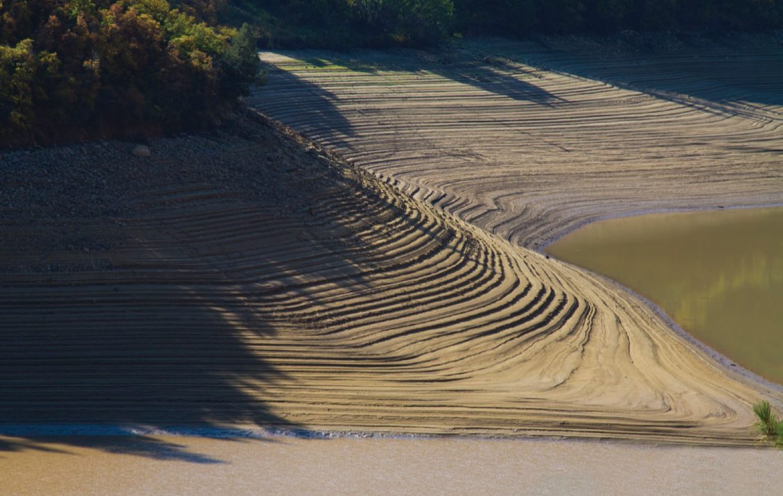 The impoundment behind dams is very...