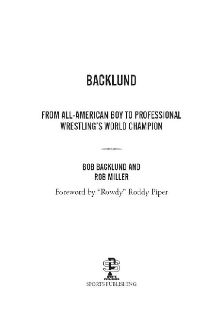 Title Page of Backlund