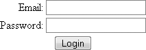 A simple username/password login page example