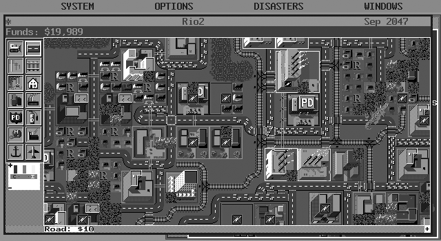 SimCity, which helped to start the genre of turn-based games