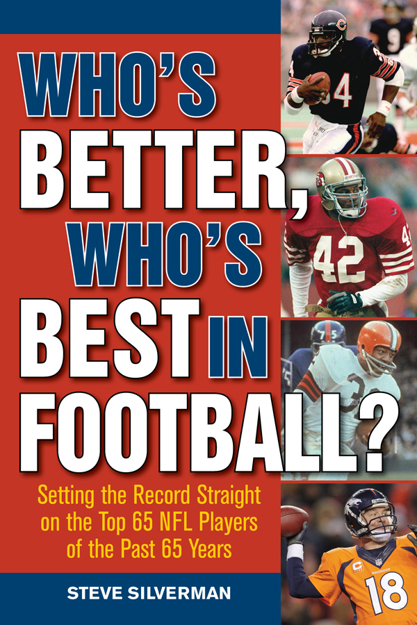 Cover Page of Who’s Better Who’s Best in Football?