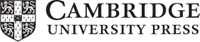 CAMBRIDGE UNIVERSITY PRESS