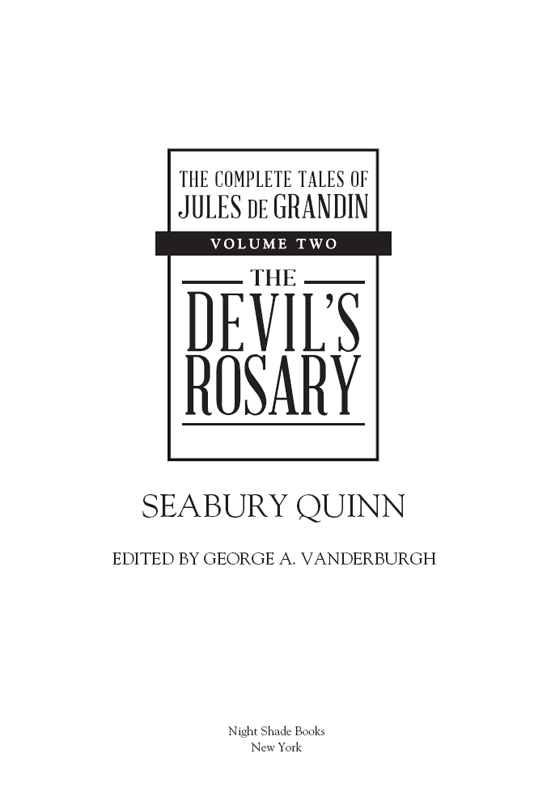 Title Page of Devil’s Rosary