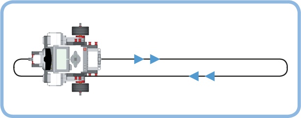 The path for the EXPLOR3R in Discovery #16