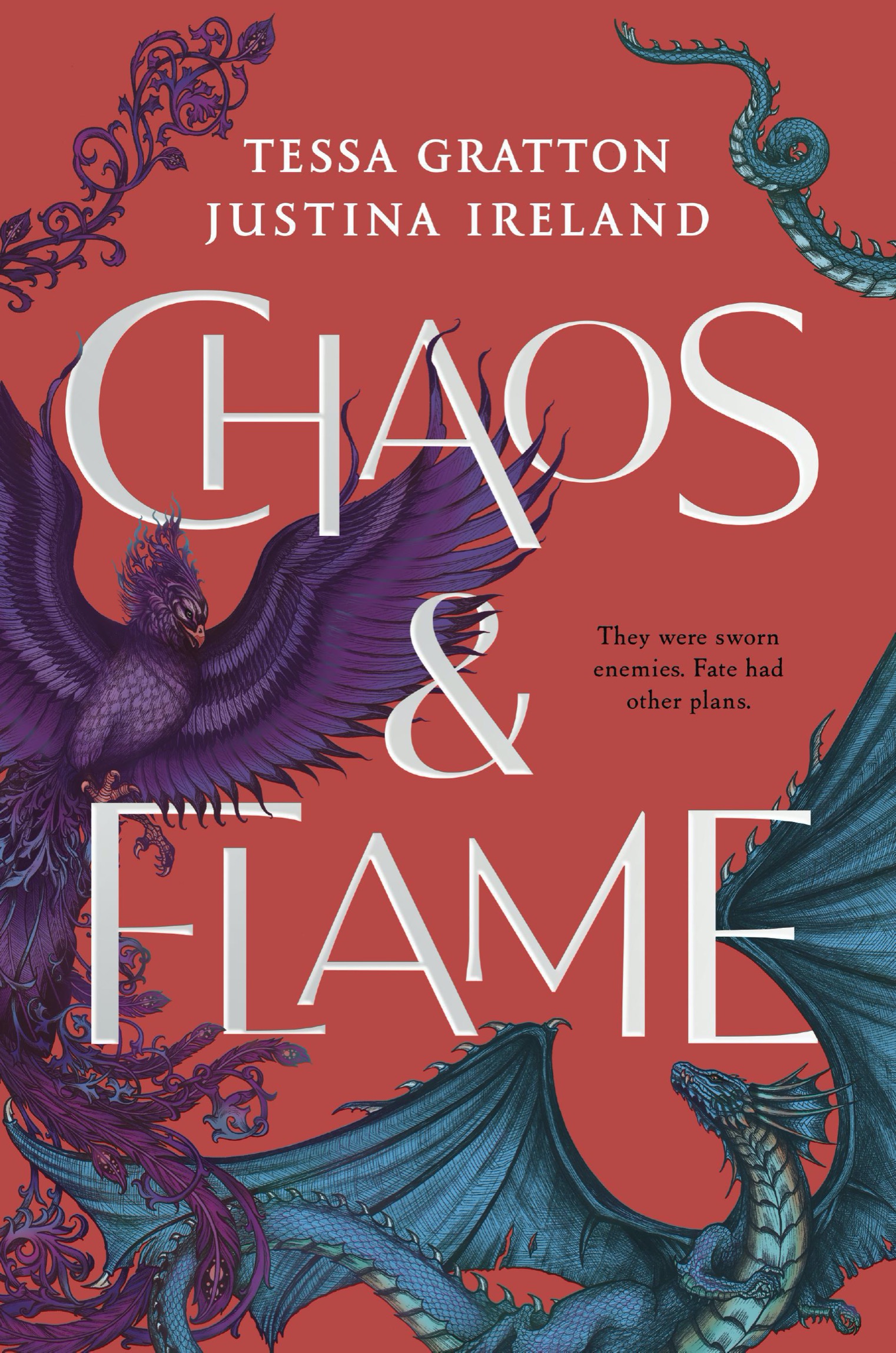 Cover for Chaos & Flame, Author, Tessa Gratton and Justina Ireland