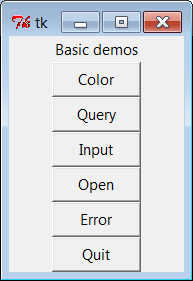 demoDlg main window