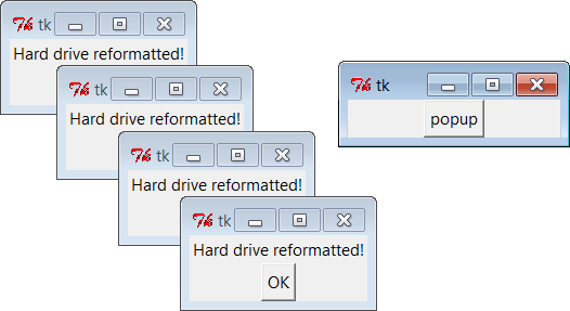 Nonmodal custom dialogs at work