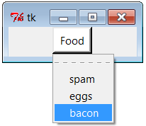 A Menubutton all by itself