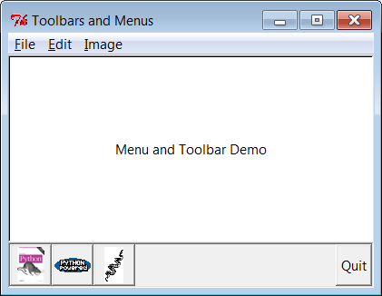 menuDemo2: images in the toolbar with PIL