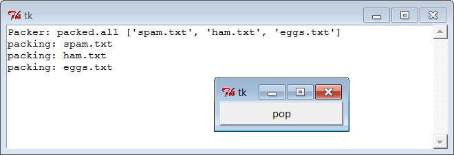 Routing script outputs to GUI pop ups