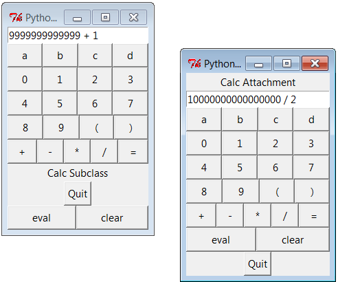 The calc0 script’s object attached and extended