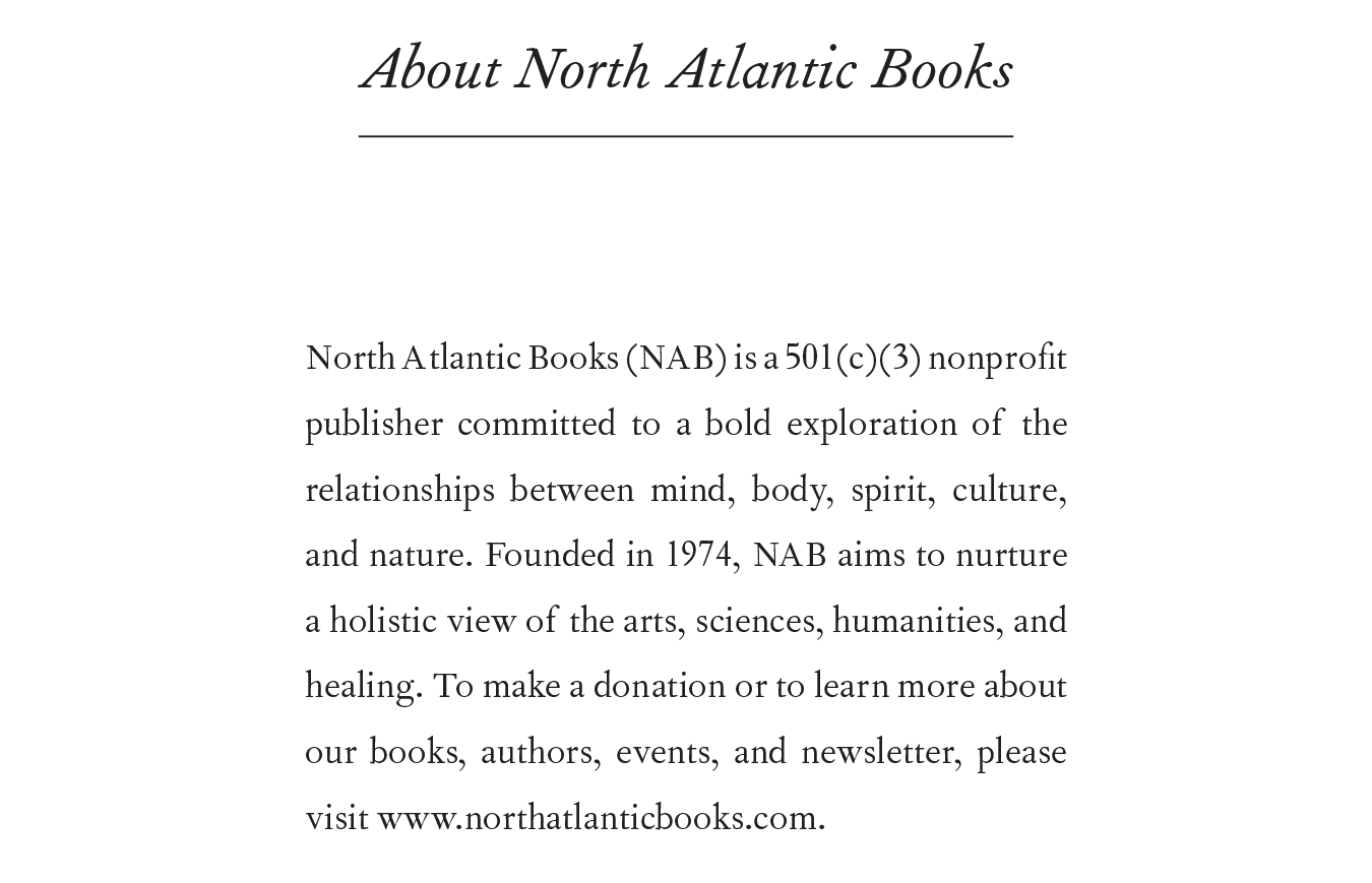 About Noth Atlantic Books