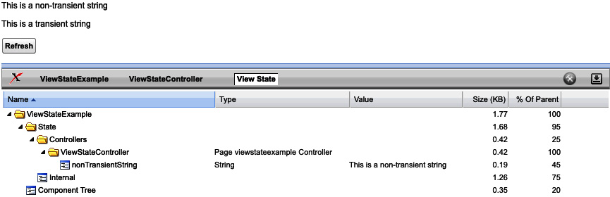 Figure 14.6 – Viewing the view state for a simple page
