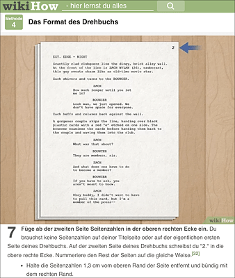 Drehbuch für einen Film (https://de.wikihow.com/Ein-Drehbuch-schreiben)