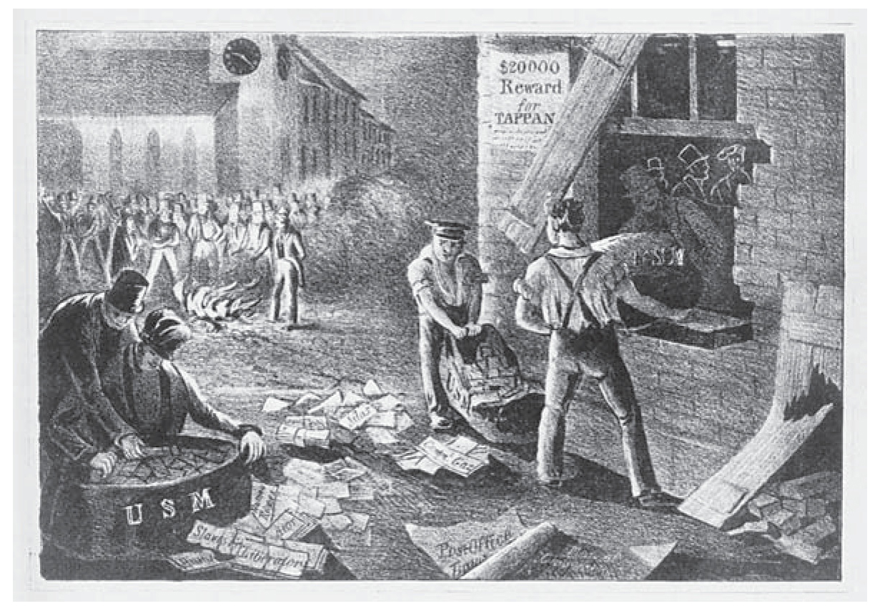 In July 1835, a white mob raided the Charleston post office and stole abolitionist pamphlets, which they torched in a bonfire on the Citadel Green.