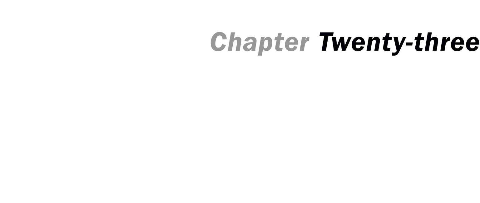 Chapter Twenty-three