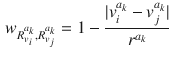 $$\begin{aligned} w_{R_{v_i}^{a_k},R_{v_j}^{a_k}} = 1 - \frac{| v_i^{a_k} - v_j^{a_k} |}{r^{a_k}} \end{aligned}$$