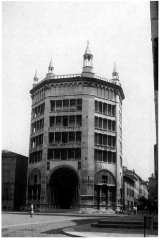 Baptistery, Parma. Photograph courtesy of John W. Barker.