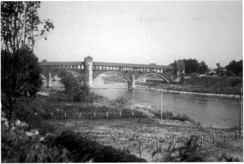 Covered bridge, Pavia. Photograph courtesy of Christopher Kleinhenz.