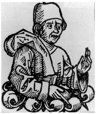 Pelagius. Hartmann Schedel, Liber chronicarum (Nuremberg Chronicle). Nuremberg: Anton Koberger, 1493, p. 135r.