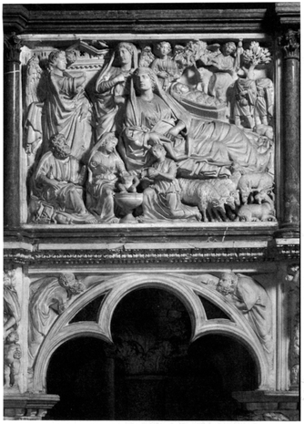 Nicola Pisano, Nativity. Pulpit, baptistery, Pisa. Photo: © Scala/Art Resource, N.Y.