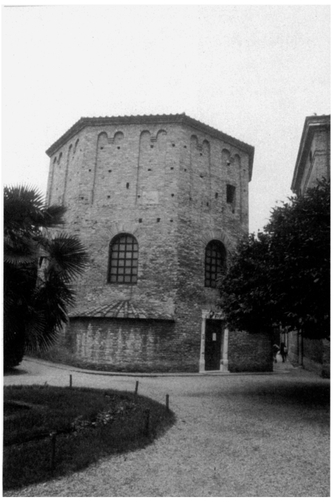 Neonian baptistery, Ravenna. Photograph courtesy of Christopher Kleinhenz.